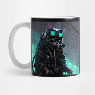 Cyberpunk Cat Mug